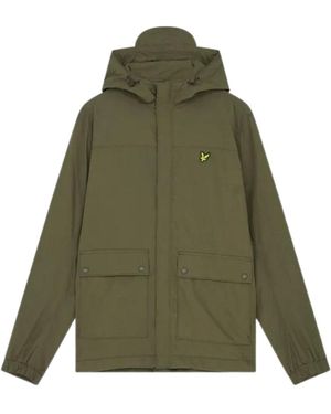 Lyle & Scott Hooded Pocket Jacket Nylon - Green