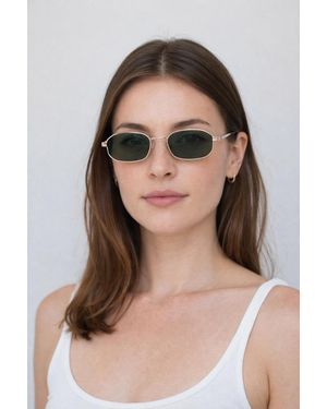 SVNX Slim Metal Oval Frame - Metallic