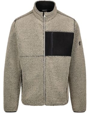 Trespass Maclarenton At400 Full Zip Fleece Jacket Marl) - Grey