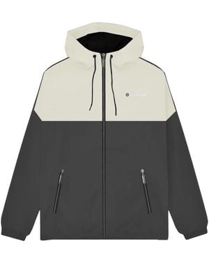 Lambretta Ss26 Contrast Panel Jacket (Iron/ - Grey