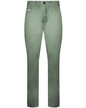 Vans Off The Wall V46 Low Waist Straight Leg Chinos - Green