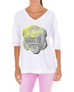 Met T-Shirt Tablita - White