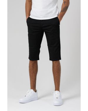 Monkee Genes Organic Cotton Slim Fit Chino Shorts - Black