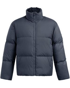Under Armour Solid Patterned Down Puffer Jacket - Blue