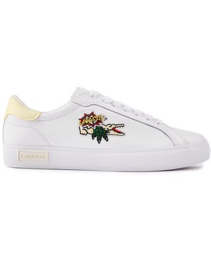 Lacoste Powercourt Trainers - White