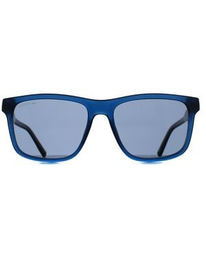 Lacoste Rectangle Transparent L6025S - Blue