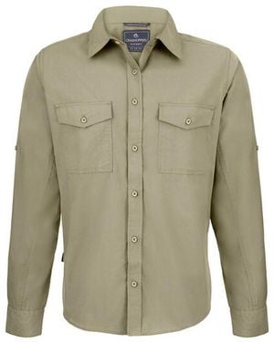 Craghoppers Expert Kiwi Shirt (Pebble) - Green