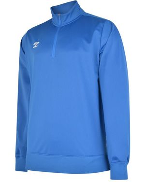 Umbro Club Essential Half Zip Sweatshirt (Royal) - Blue