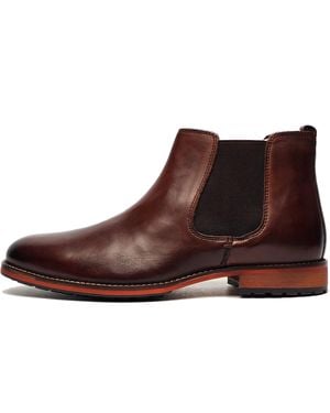 Silver Street London London Argyll Leather Boots - Brown