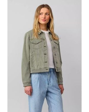 S.oliver Boxy Denim Jacket - Green