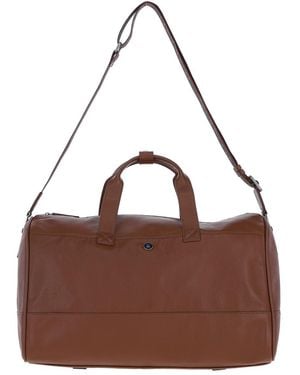 Brampton London 'Voyager' Real Leather Holdall - Brown