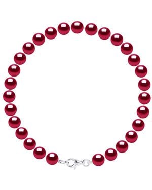 Ateliers Saint Germain Bracelet Of Real Cultured Freshwater Pearls Round 6-7 Mm