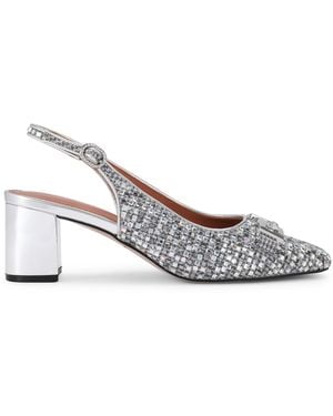 Kurt Geiger Kingsley Block Heel Heels - White