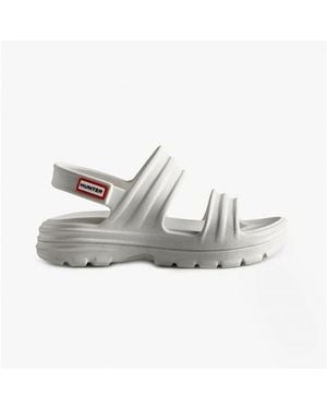 HUNTER Bloom Algae Foam Sandals - White