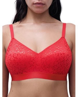 Chantelle Easy Feel Norah Wirefree Support Bra - Red