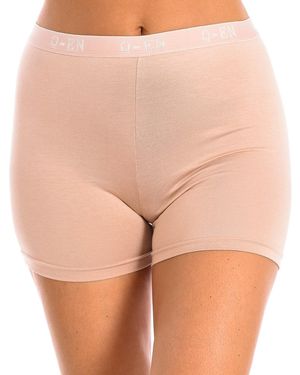 Q En Bamboo Anti-Chafing Boxer Briefs Q803 - Pink