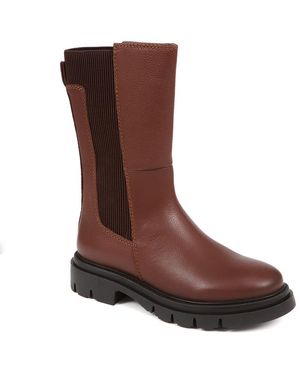 Jones Bootmaker Malena Calf Boots - Brown