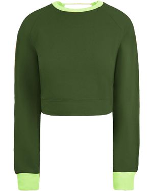 PUMA X Rihanna Fenty Laced Sweatshirt Pullover 577290 01 Cotton - Green