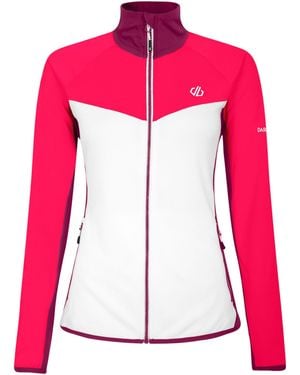 Dare 2b Ladies Core Stretch Midlayer /Neon) - Pink