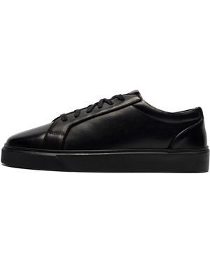 House Of Cavani P50 Leather Trainers - Black