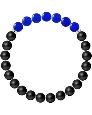 Rodney & Rolf Bracelet Sterling 925 Cloverdale - Blue