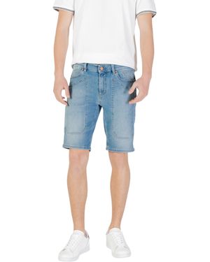 Jeckerson Denim Shorts Relaxte Pasvorm - Blauw