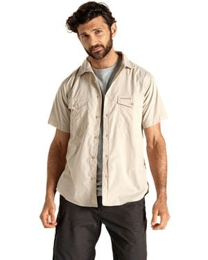 Craghoppers Kiwi Short Sleeve Shirt - Natural