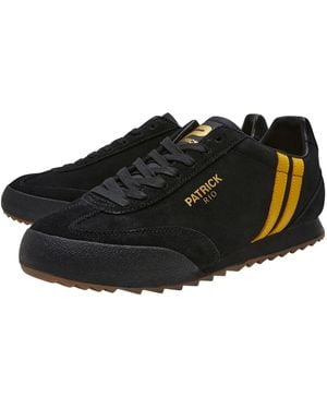 Patrick Rio Suede Trainers - Black