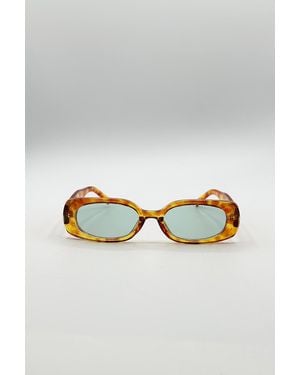 SVNX Rectangular Sunglasses - Orange