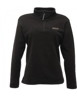 Regatta Great Outdoors /Ladies Sweetheart 1/4 Zip Fleece Top - Black