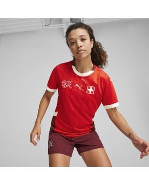 PUMA Switzerland Football 2024 Home Jersey - Red