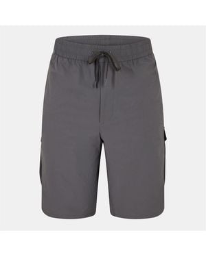 BOSS Urbanex Cargo Bermuda Shorts With Elasticated Waistband - Grey