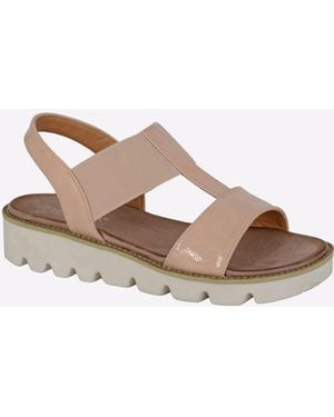 Cipriata Aladina Wedge Sandal - Brown