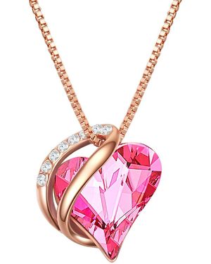 Rafaela Donata Embellished With Swarovski Crystals Necklace - Pink