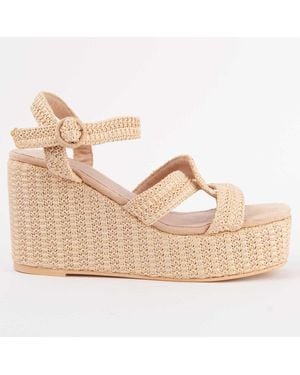 Montevita Wedge Sandal Salia11 - Metallic