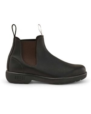 Rossi Boots 607 Booma Moss Leather Chelsea - Brown