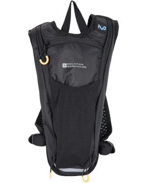 Mountain Warehouse 'Trail' Hydro 2L Bag Adjustable Mesh Strap Durable Cycling Running Backpack - Black