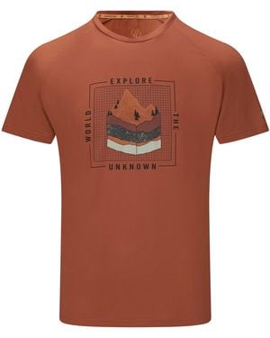 Dare 2b Tech Ii Layered T-Shirt (Arabian Spice) - Brown