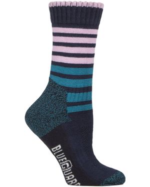 blueguard Ladies Crew Heavy Duty Boot Socks - Blue