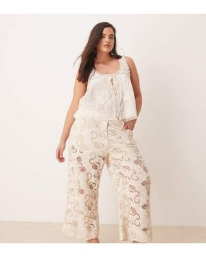 ASOS Design Premium Culottes - Natural
