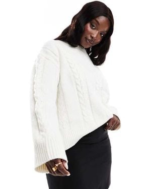 ASOS Design Slinky Mini Skort - White