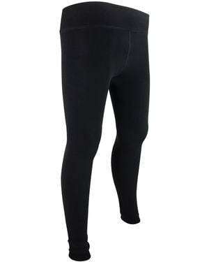 THMO Ladies Thermal Bottoms Leggings For Winter - Black