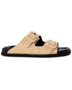 BOSS Freyah Slider Slippers - Natural