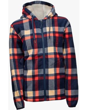 Hard Yakka Check Zoodie Sweatshirt - Blue