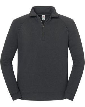 Fruit Of The Loom Adult Iconic Premium Sweatshirt (Light Graphite) - Grey
