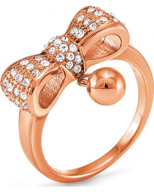 Folli Follie 3R15T005Rc-56 Ladies Ring - White