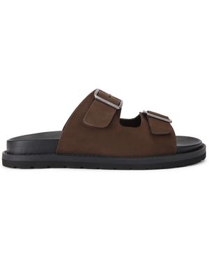 KG by Kurt Geiger Leather Lisbon Sandals - Brown