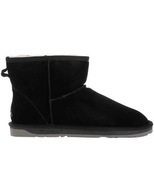 EVER AU Emu Mini Cow Suede Klassieke Laarzen (zwart)