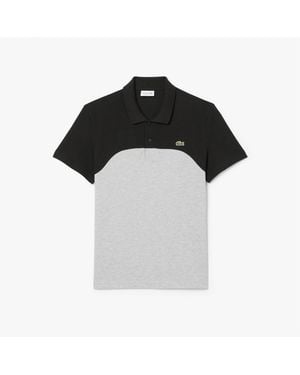 Lacoste Fit L.12.12 Colour Block Polo Shirt - Black