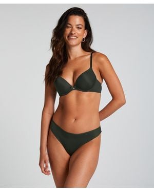 Hunkemöller Lace Back Invisible Thong - Brown